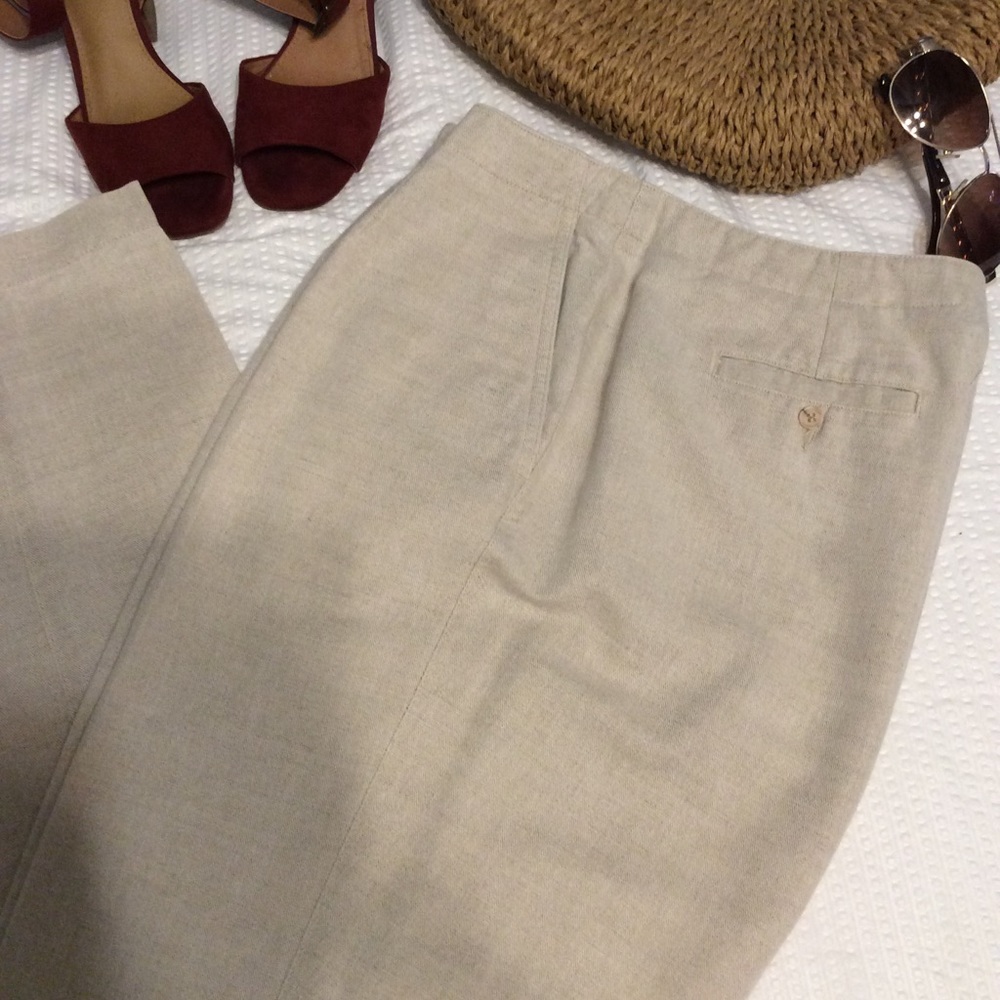 Liz Claiborne Linen Blend Pants | Size 16 | EUC